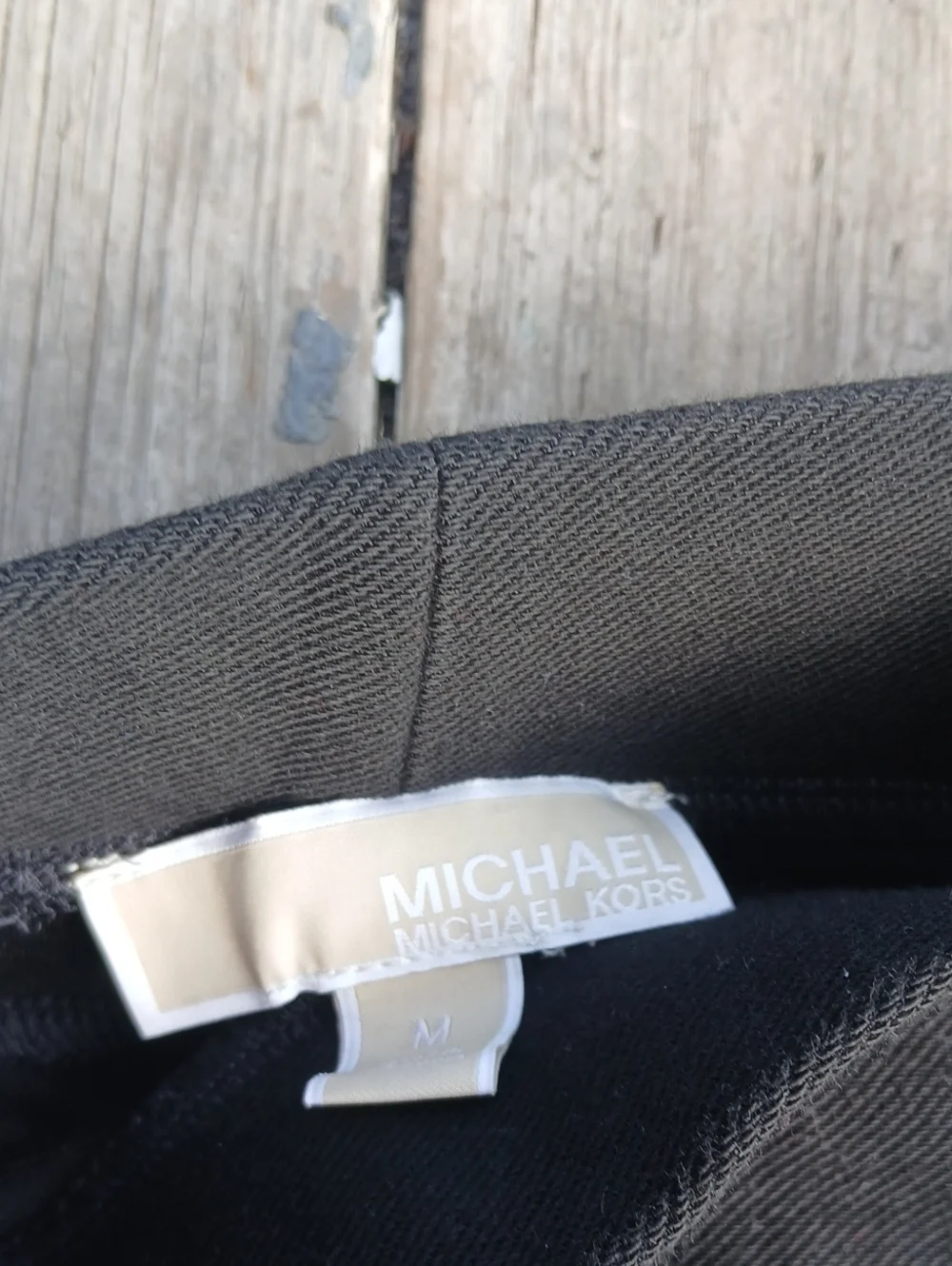 Michael Kors Black Ponte Stretch Pull-On Pants Leggings Size Medium